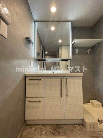 リンクハウス難波元町の独立洗面台