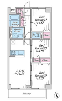 【間取り】 | ユッサ浦和