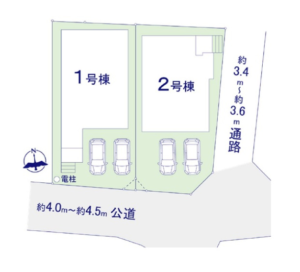 【区画図】 | 福岡市博多区諸岡3丁目2期　1号棟（全2棟）【仲介手数料無料・0円】 | 区画図です。1号棟