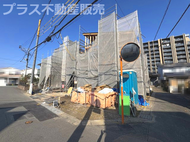 【外観】 | 福岡市博多区諸岡3丁目2期　2号棟（全2棟）【仲介手数料無料・0円】 | 建築中の物件は、お近くのモデルハウスも一緒にご覧頂けます。