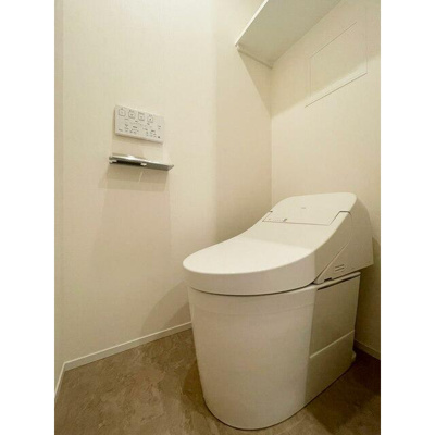 【トイレ】 | PIENZA中野新橋 | 温水洗浄便座。