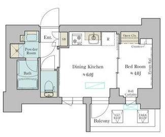 【間取り】 | ブリリアイスト武蔵小杉 | オートロック・宅配ボックス・エレベーター完備♪