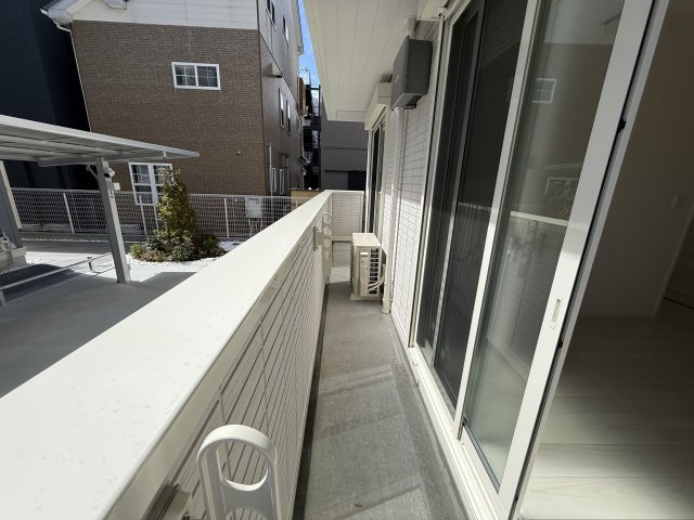 D-residence荘園B棟のバルコニー