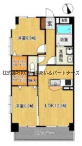 プリマヴェーラ花の木 弐番館の間取り