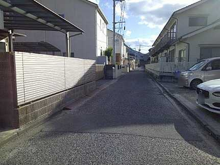 廿日市市宮島口西２丁目の前面道路含む現地写真
