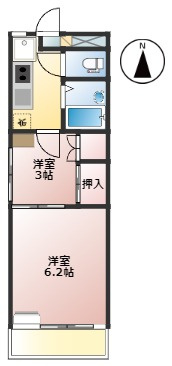 メゾン八尾の間取り