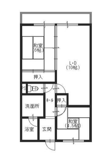 コーポ白浜の間取り