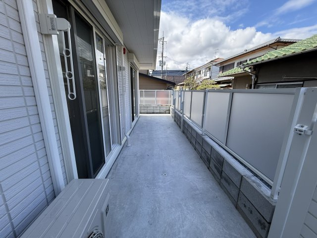 D-residence荘園B棟のバルコニー