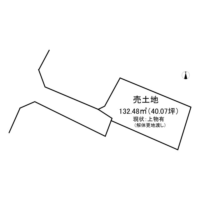 大島町南窪の土地図