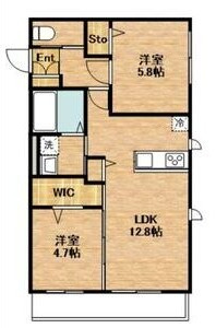 GUCCIフィールドⅡの間取り