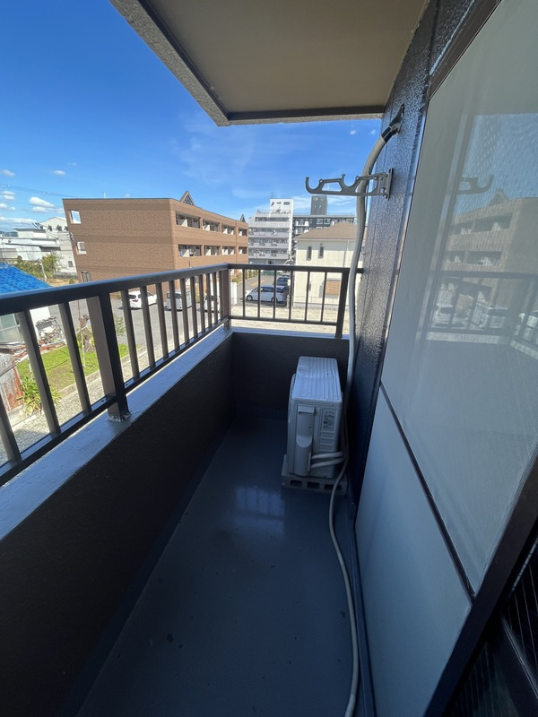 喜志マンションのバルコニー
