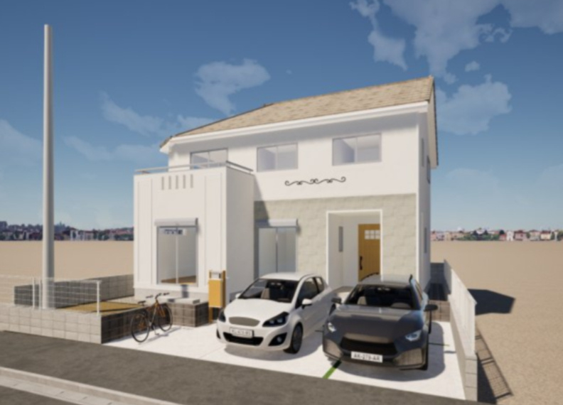 横浜市青葉区鉄町　新築戸建【仲介手数料無料】カースペース2台