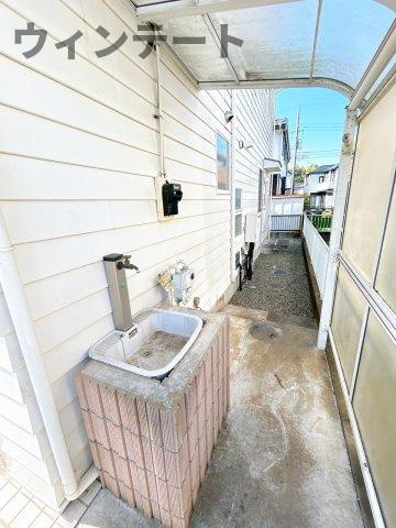 龍ケ崎市城ノ内1丁目　中古戸建の外観|【内外装リフォーム中11/28更新】外水道もついております。