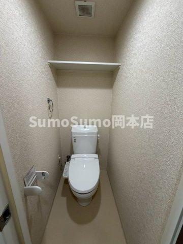 Luxe芦屋南のトイレ|清潔感のあるトイレです