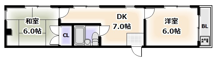 木内ハイツの間取り