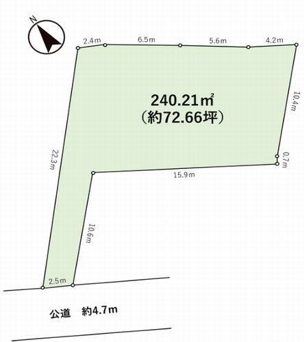 【土地図】 | 伊勢原市桜台1丁目　土地（売地） | 伊勢原市桜台1丁目　土地（売地）