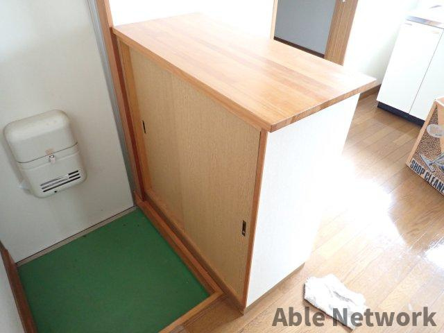 キウチコーポの玄関|シューズBOX付き！