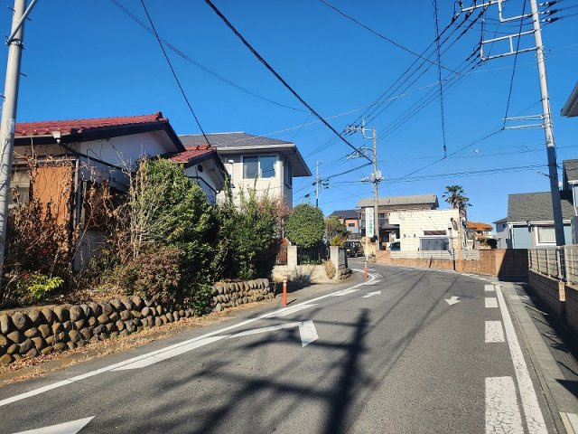 高崎市浜川町　売地の前面道路含む現地写真