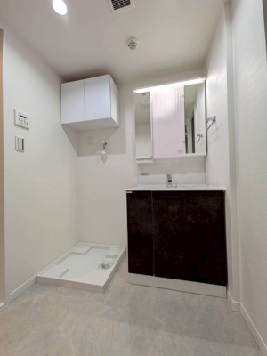 【独立洗面台】 | クレール川口 | 独立洗面台、朝の身支度には欠かせません