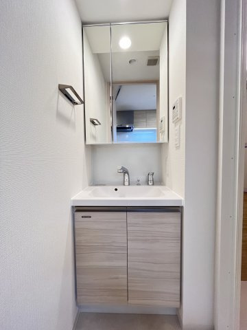 大阪市城東区成育１丁目の賃貸マンションの洗面所