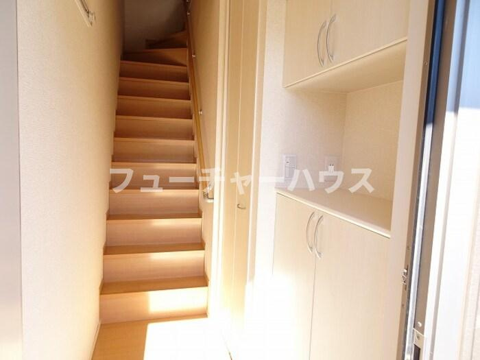 アクアパーム　Ｄの玄関