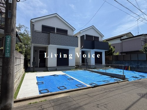 【外観】 | 【仲介手数料０円】相模原市南区相模台6丁目　新築一戸建て　B号棟　全2棟 | 全体【仲介手数料０円】相模原市南区相模台6丁目　新築一戸建て　全2棟