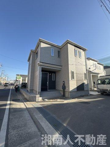 茅ヶ崎市円蔵１丁目　新築戸建全2棟の前面道路含む現地写真|前面道路含む現地写真です