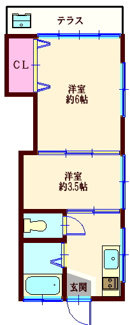 【間取り】 | 堀切ハイツ