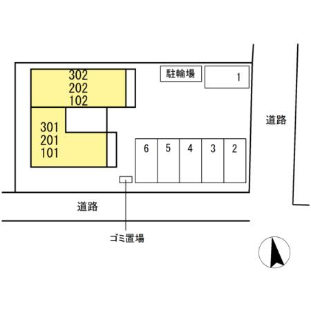 ラルゴ　スターダストの区画図