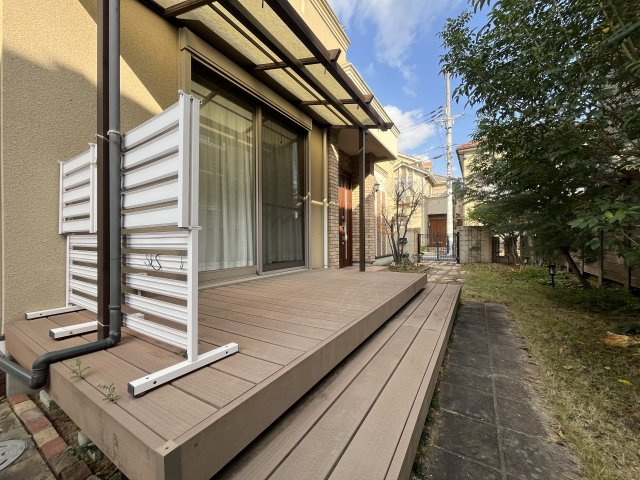 熊取町大久保北3丁目　中古戸建の庭