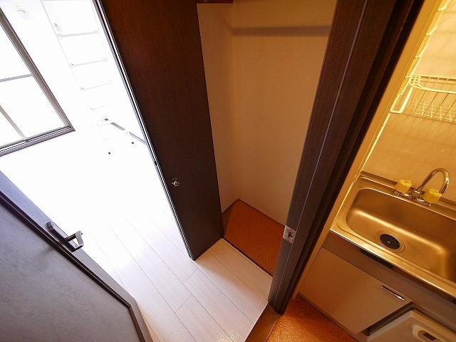 シティパレス郡山Ｐ１Ｂの収納|大きなスペースがあり、収納には困りません