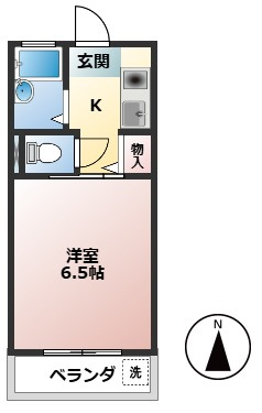 タニハイツの間取り