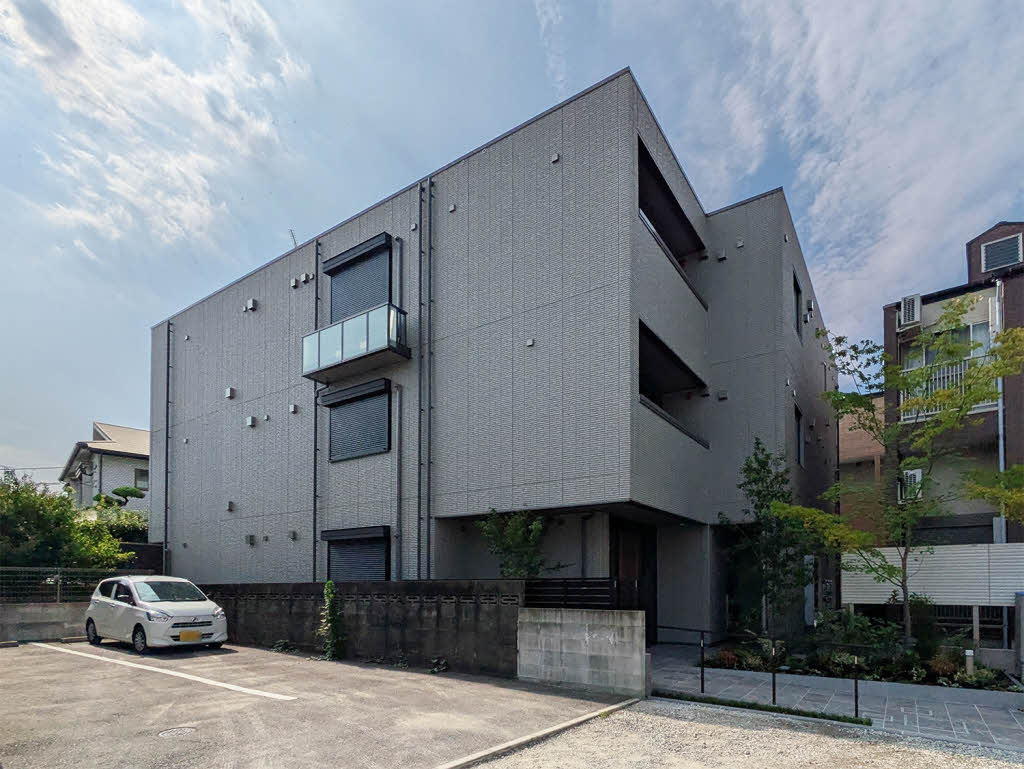 福岡市中央区鳥飼３丁目の賃貸マンションの外観パース|ベレオ鳥飼 A0104号-1