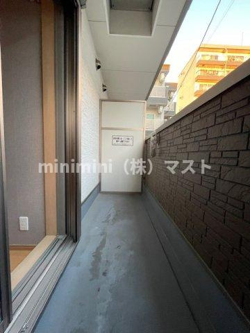 Fメゾン北加賀屋II番館のバルコニー