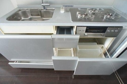 リリーベル高円寺駅前サーモスのキッチン