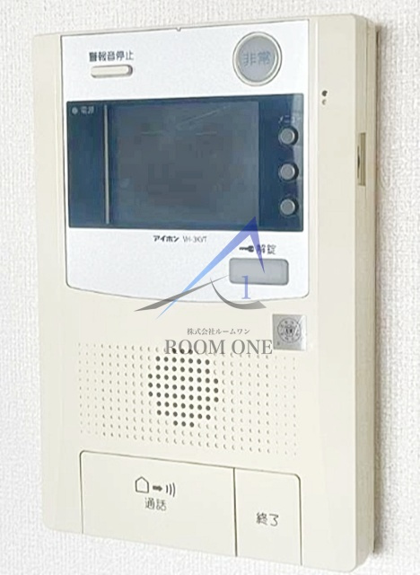 青戸NWビルのセキュリティ|モニター付きインターホンです。