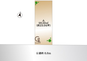 【土地図】 | ご自宅から現地まで、当社スタッフがお車にて、「お迎え・お送り」をしております。ぜひお気軽にお問い合わせくださいませ♪