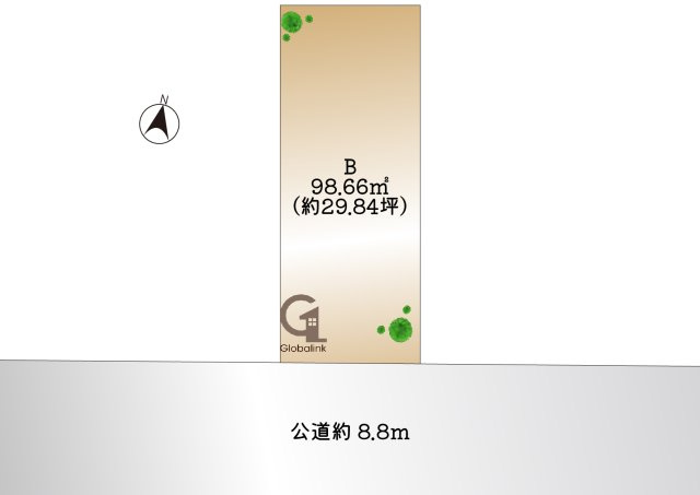 【土地図】 | ご自宅から現地まで、当社スタッフがお車にて、「お迎え・お送り」をしております。ぜひお気軽にお問い合わせくださいませ♪