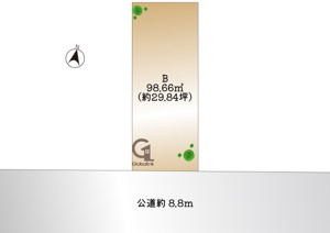 【土地図】 | ご自宅から現地まで、当社スタッフがお車にて、「お迎え・お送り」をしております。ぜひお気軽にお問い合わせくださいませ♪