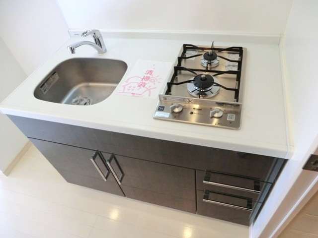 オーキッドレジデンス浦和のキッチン|★２口ガス・ビルトインコンロ付き★