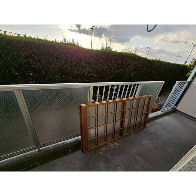 中島第2ビルのバルコニー