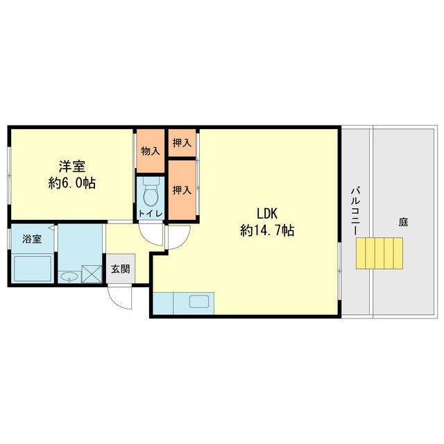 中島第2ビルの間取り