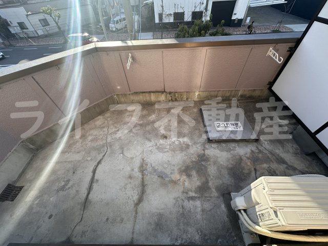 ドミール新深江のバルコニー