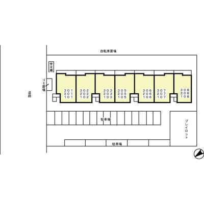 【区画図】 | サニーハイツ