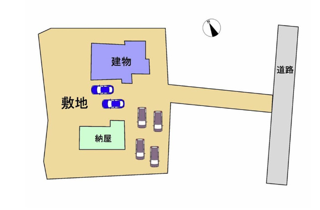 【区画図】 | 熊谷市上江袋　中古戸建