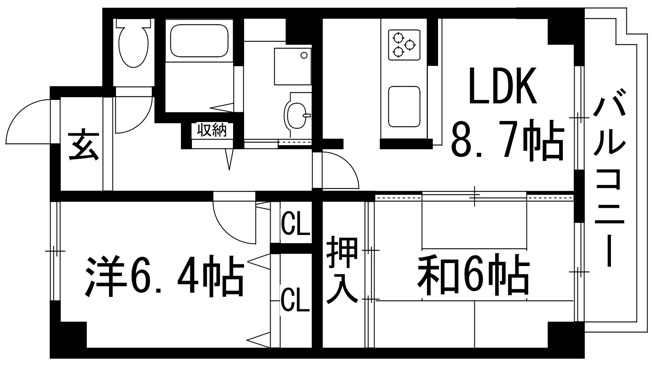 【間取り】 | アルカディア段上