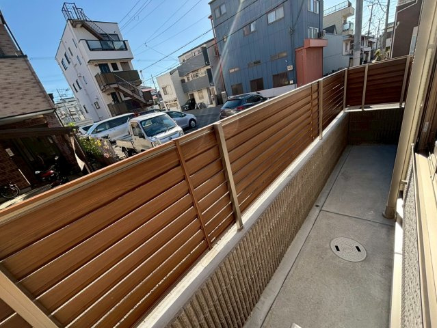 ハーバーコート神戸のバルコニー