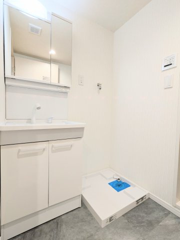 菊川グリーンハイツの独立洗面台|～洗面化粧室写真～