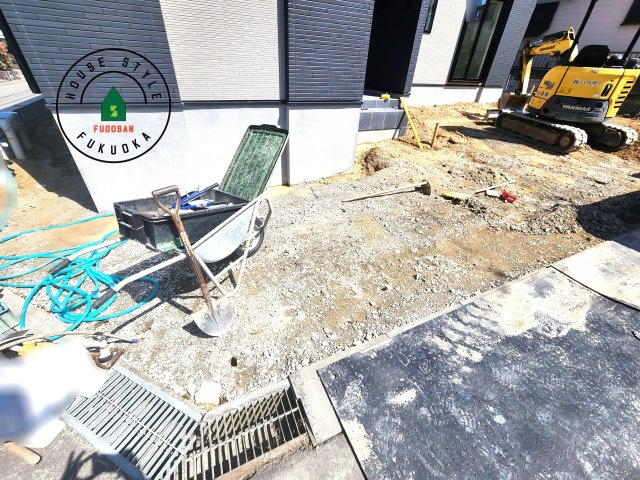 大野城市若草2丁目第2-1棟（1号棟）の庭|お庭で自由な時間を過ごせます。