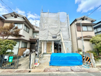 【前面道路含む現地写真】 | 城陽市平川長筬　新築戸建